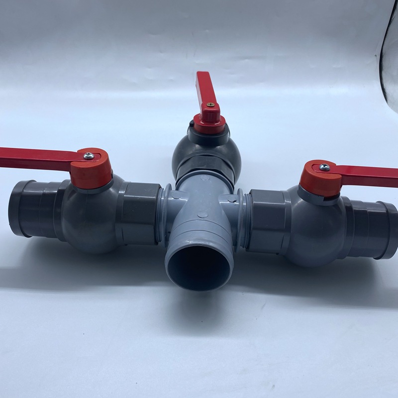 厂家供应农用灌溉组装旁通阀 微喷旁通阀 旁通阀开关组合连接件