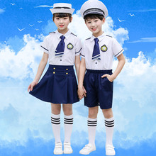 儿童演出服中小学生大合唱服装校服诗歌朗诵幼儿小海军表演合唱服