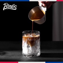 Bincoo树纹咖啡杯家用水杯玻璃冰美式杯子拿铁杯特调高颜值酒杯