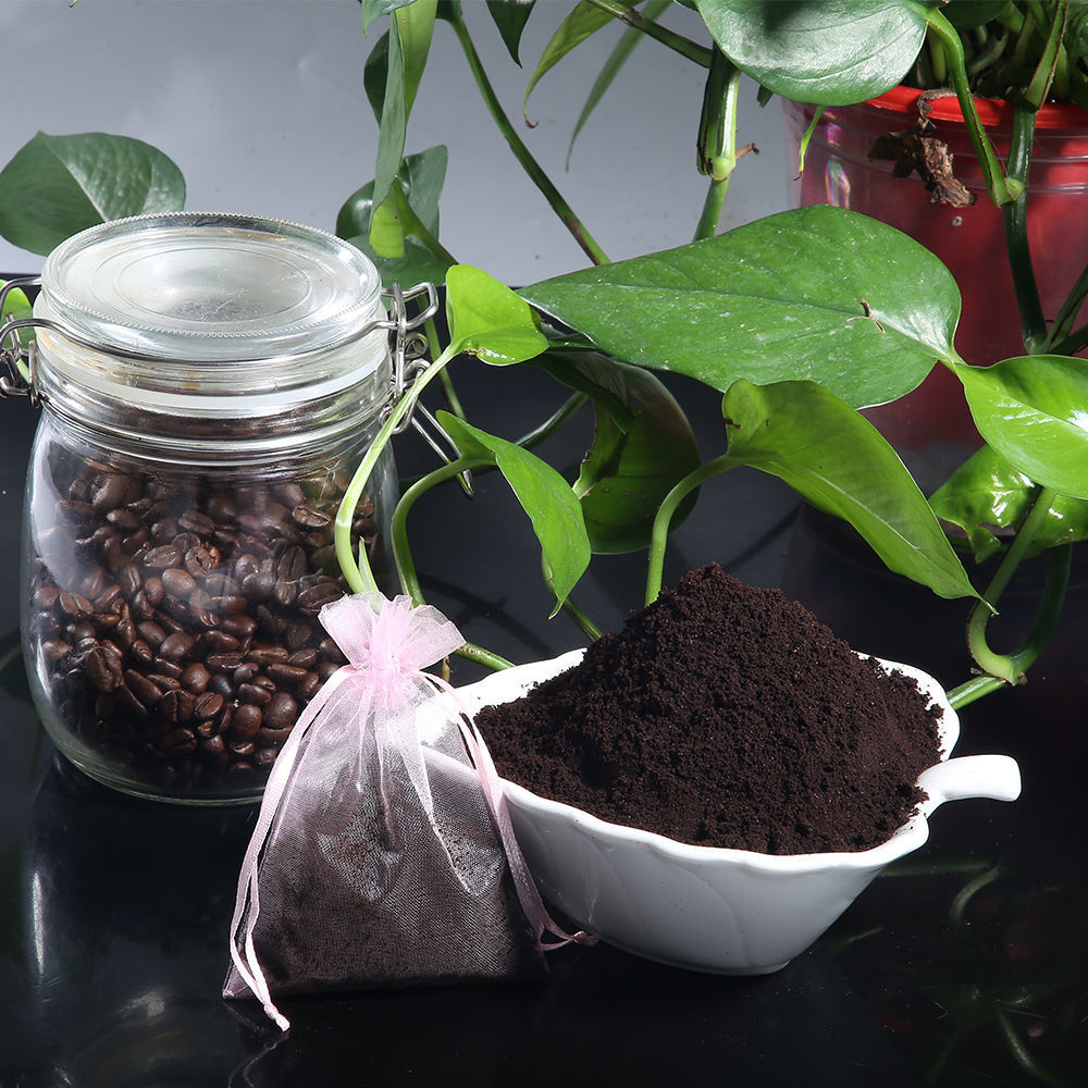 咖啡渣干渣湿渣新房除异味磨砂去角质垫烟灰缸灭烟汽车除味花肥料
