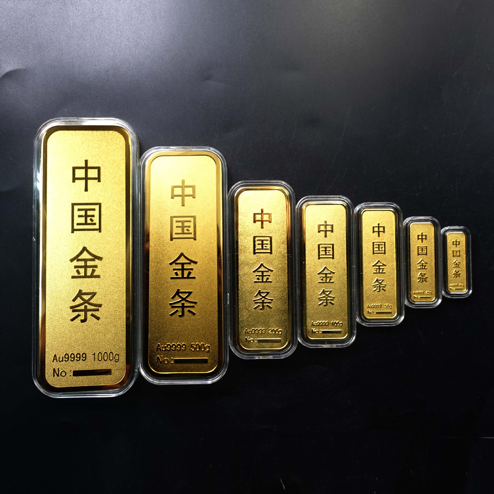 仿真金条金砖 纯铜镀金金条样品 银行金店投资金条假金条道具