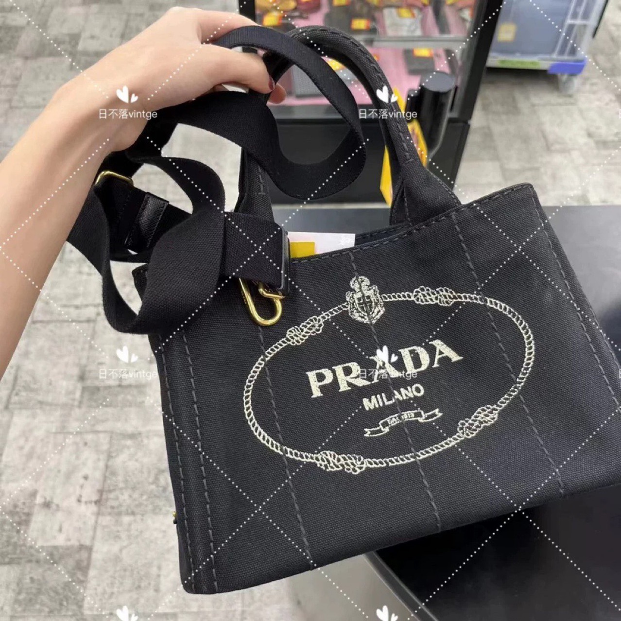 2022p家秋冬新款帆布托特包22tote优雅百搭轻便嘎嘎好看女包