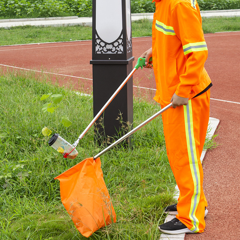 批发环卫防风簸箕布户外垃圾斗环卫工人室外扫垃圾铲垃圾兜夹子垃