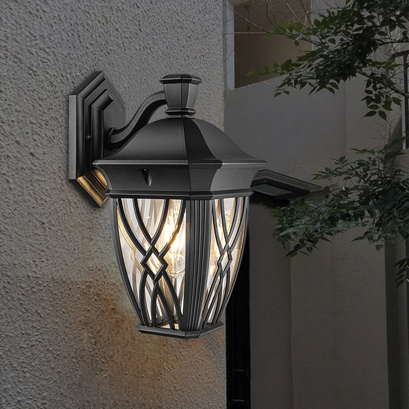 New Chinese Outdoor Waterproof Wall Lamp Outdoor Garden Villa Gate Stairs Wall Lamp Courtyard Aisle Led Street Lamp