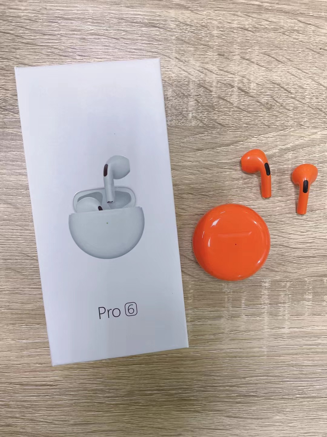 pro6蓝牙耳机j6蓝牙耳机触摸降噪无线立体5.0双耳tws耳机源头厂家