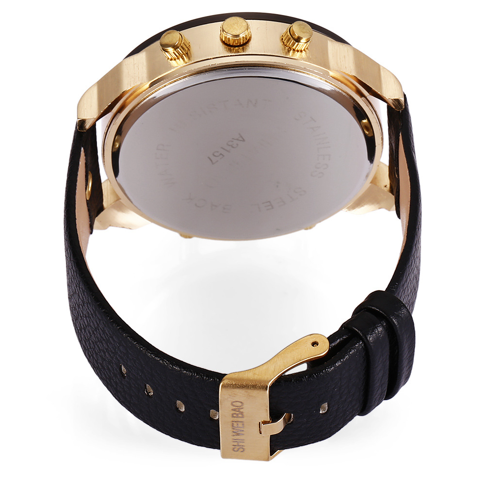 速卖通爆款时尚潮流欧美男士手表双机芯dz运动商务石英腕表男代发