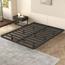 悬浮床现代简约铁艺床双人床1.8m极简榻榻米排骨架铁床单人铁架床
