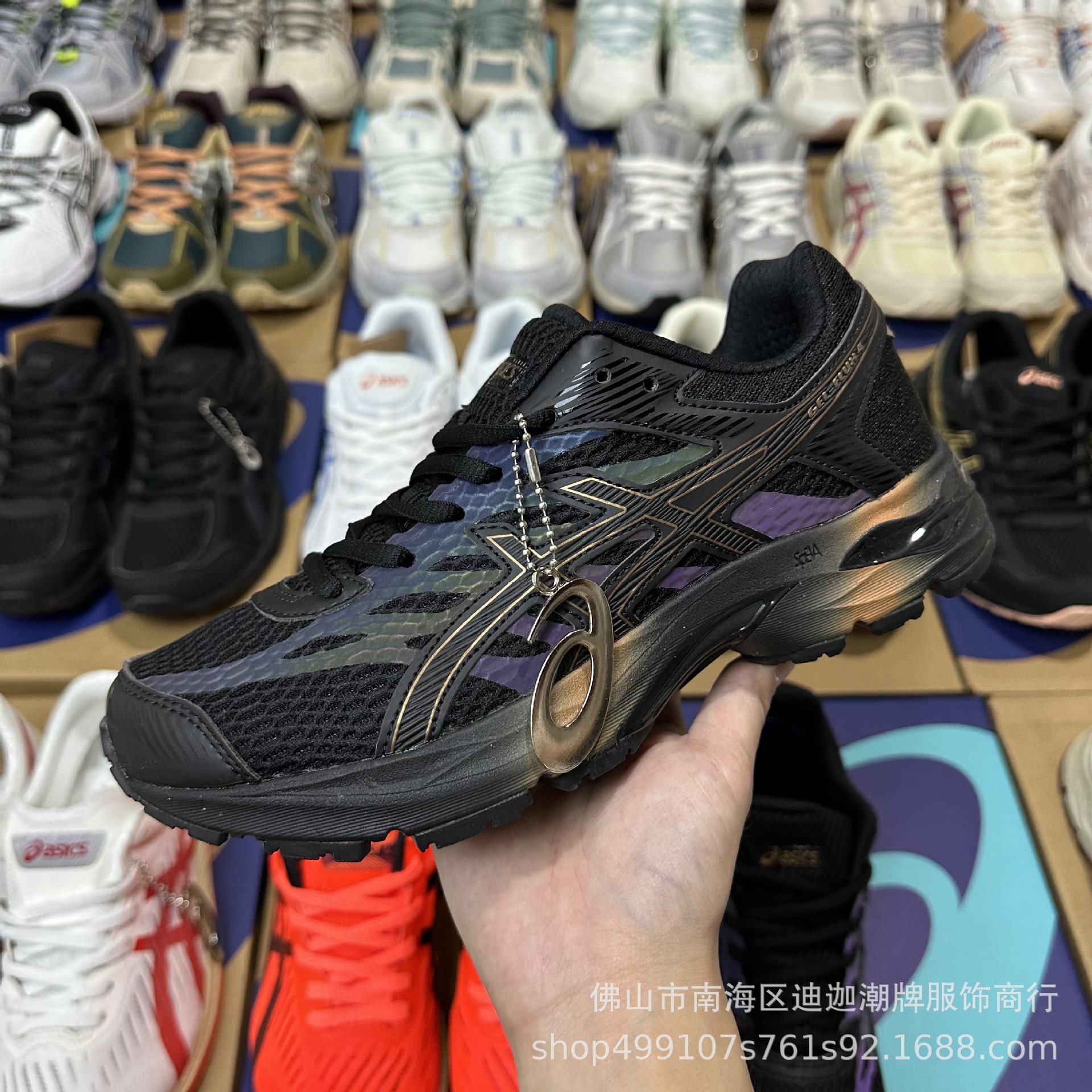 莆田鞋 亚瑟男女士gel-flux 4跑鞋网面透气缓震运动鞋支撑不变形