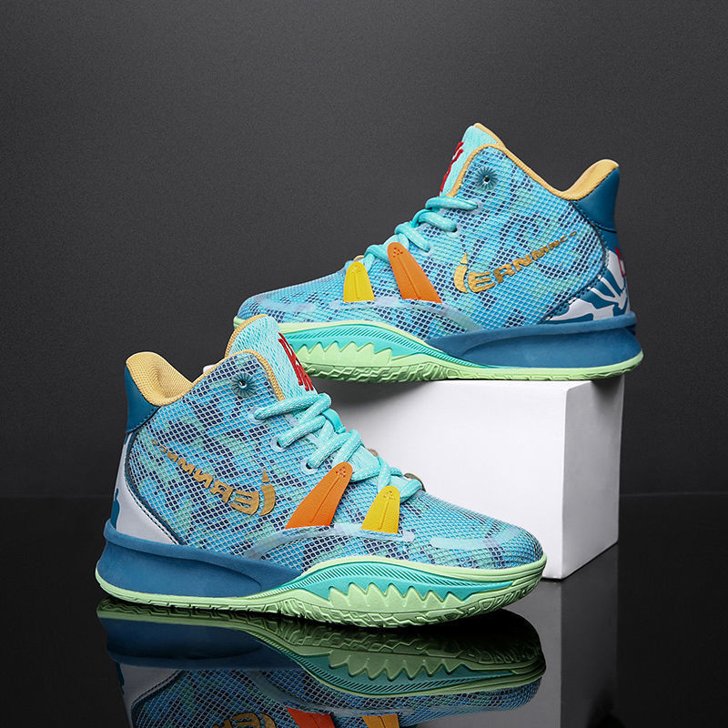 aj男鞋欧文7代儿童篮球鞋杜兰特14詹姆斯18科比曼巴精神运动童鞋