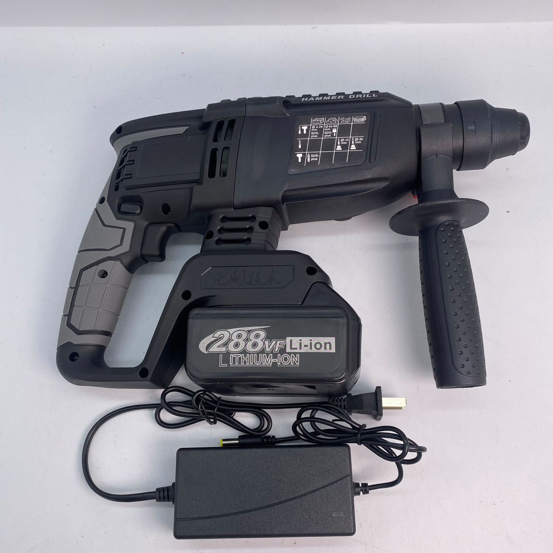 厂家批发工业级无刷充电式锂电电锤冲击钻电锤电镐电钻两用