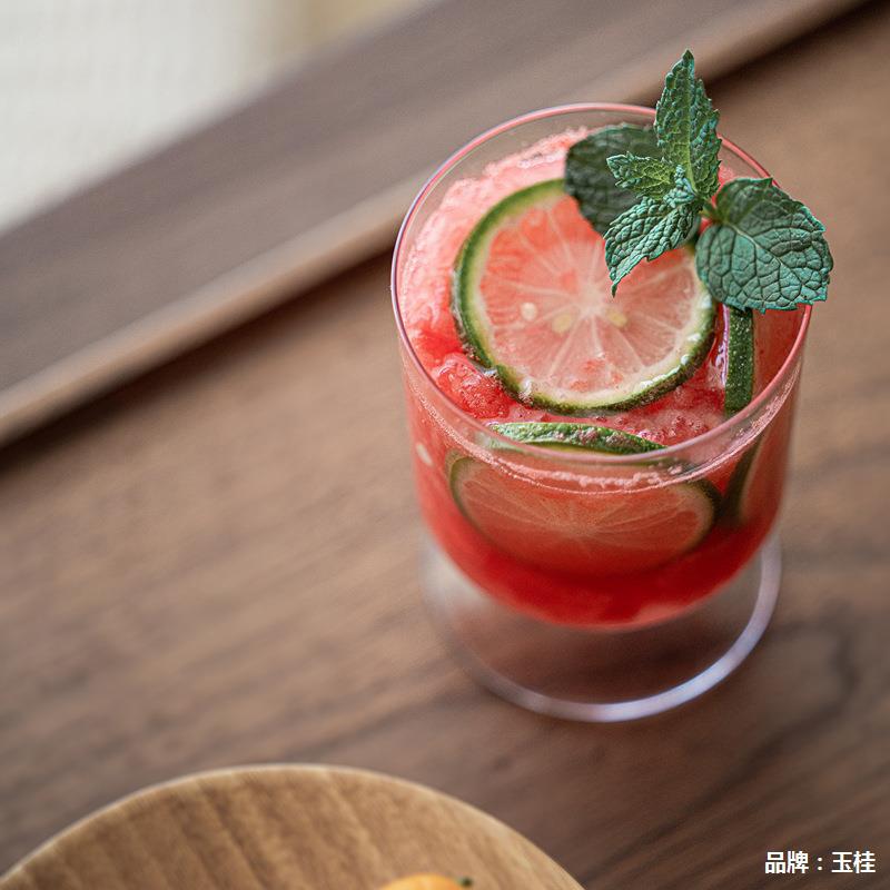 水晶玻璃高脚杯夏天冷饮杯果汁杯冰淇淋杯水杯果酒杯水杯