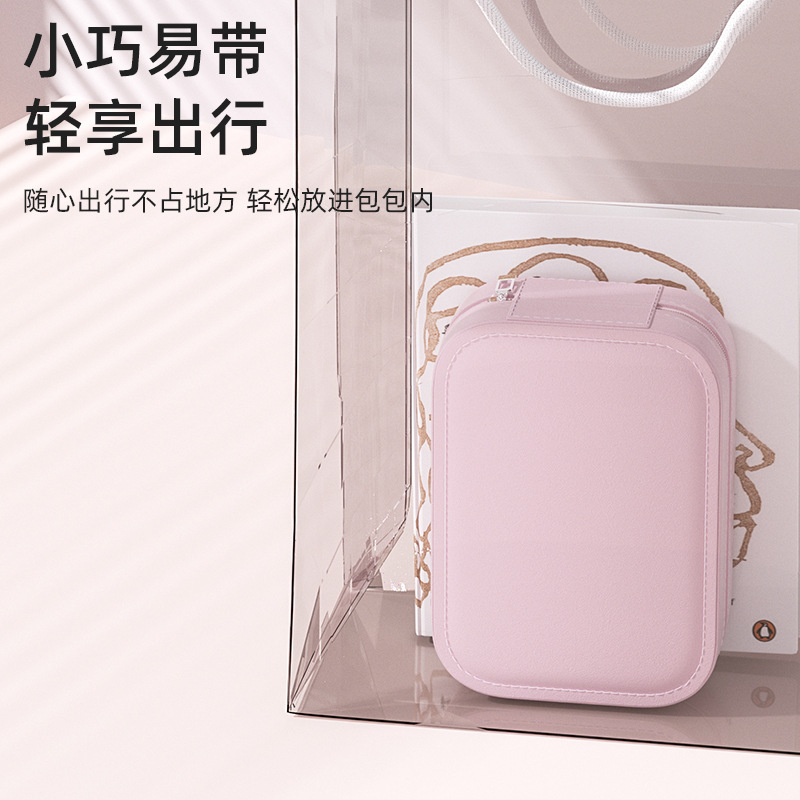 Cross-Border Cosmetic Bag Led Large Capacity Portable Belt Cosmetic Mirror Portable Travel Storage Bag Small Wholesale