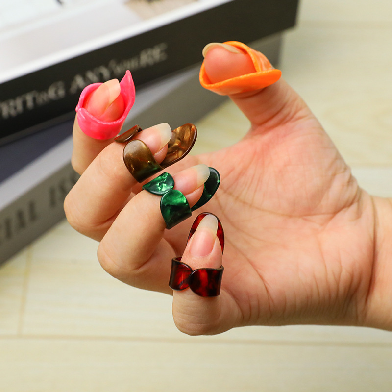 赛璐璐吉他指套吉他拨片食指拇指拨片拇指食指弹指套指弹吉他拨片