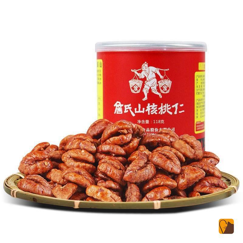 詹记山核桃奶油味安徽宁国特产詹氏手剥山核桃熟胡桃小山核桃仁肉