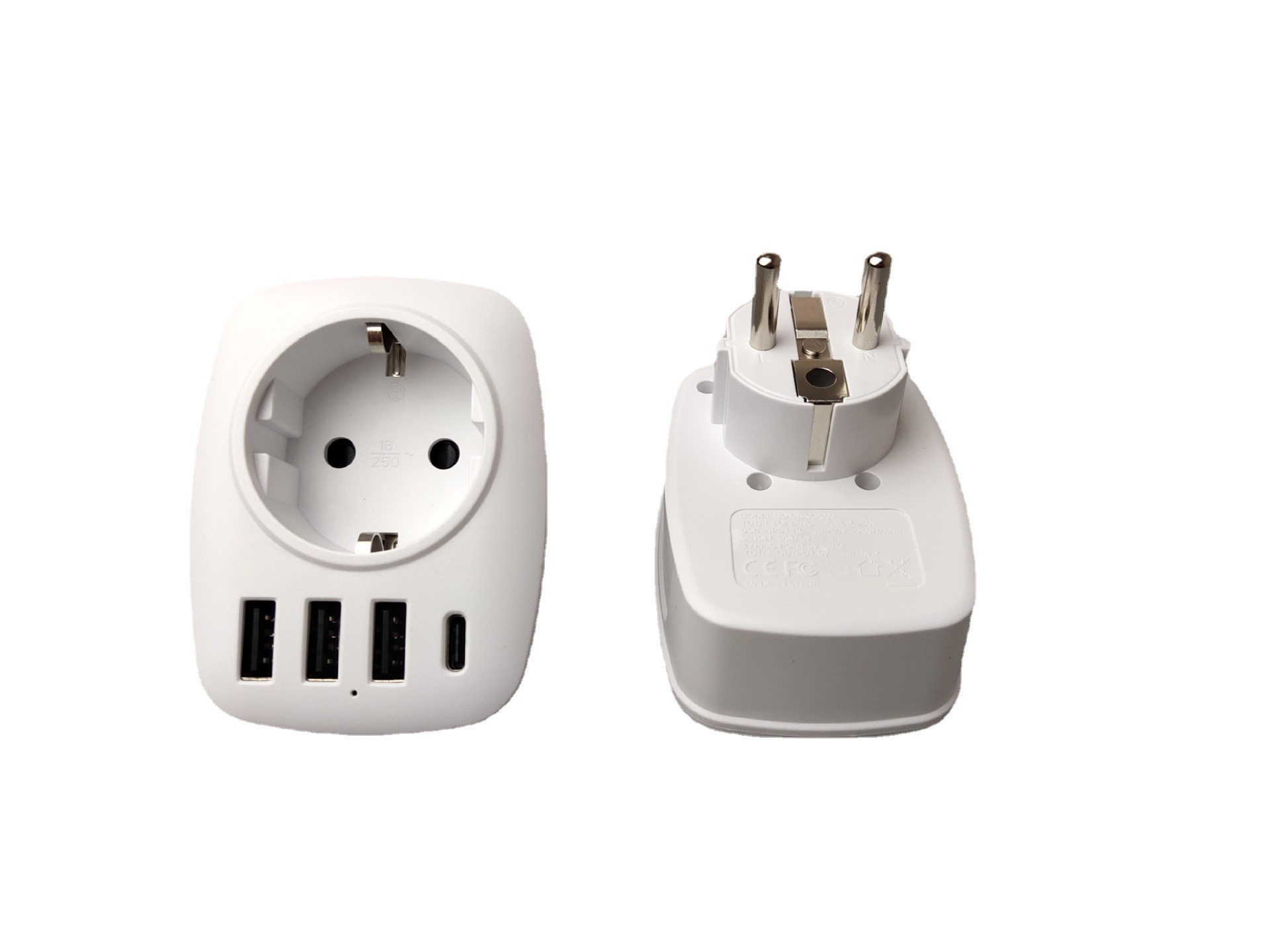 欧规转德规插头 德式转德标插头 欧标转德标插头韩规德国墙壁插座