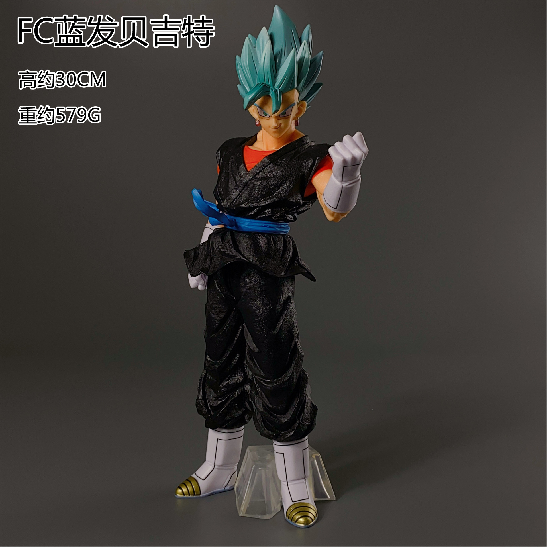 Dragon Ball Hand-Made Peach Red Black Wukong Blue Hair Gogeta Super Saiyan with Color Box Model Decoration Wholesale