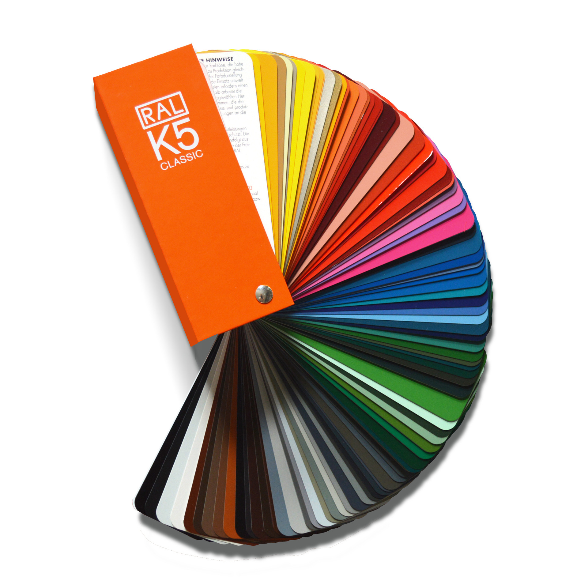 德国新版ral色卡 劳尔色卡油漆涂料色卡ral-k5 国际标准色卡