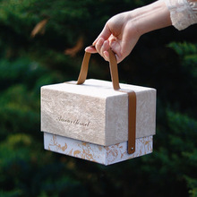 生日礼盒结婚婚礼伴娘伴手礼礼盒喜糖盒耶诞节高级丝绒手提礼品盒