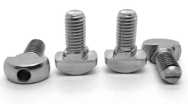 304不锈钢t型螺丝t形螺栓m8铝型材光伏槽用方头螺丝 铝型材螺栓