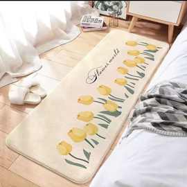 仿羊绒长条地毯卧室地毯客厅耐脏易打理卧室家用地垫茶几垫