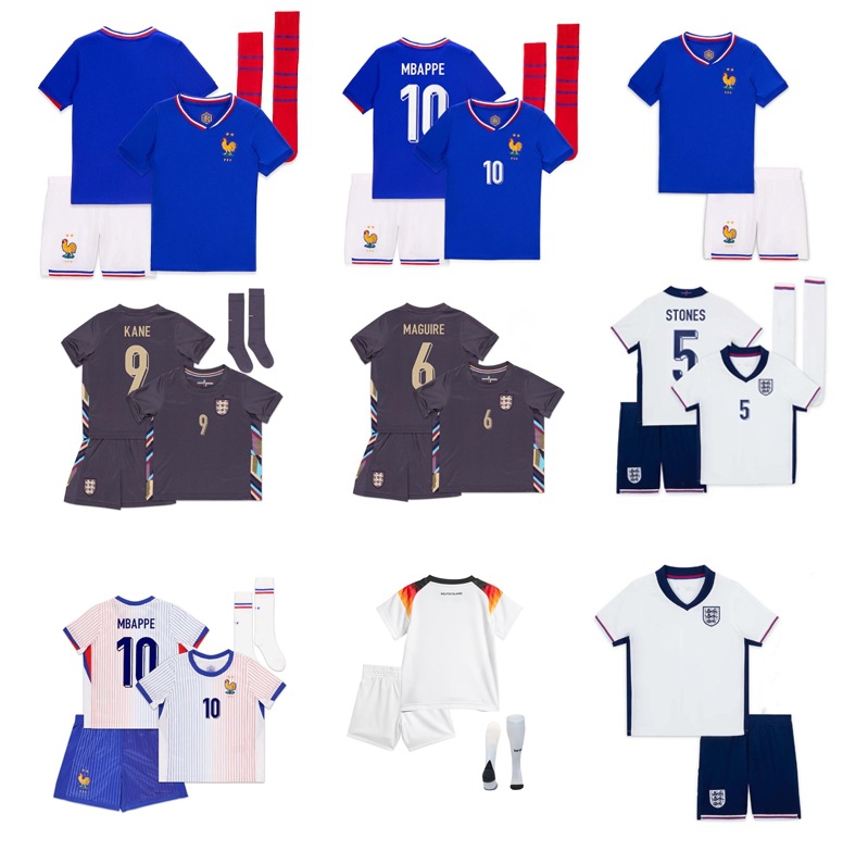 european cup children‘s clothing soccer uniform jersey brazil france italy portugal mexico england morocco