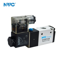 NPPC二位三通单电控管式电磁换向阀CV系列气动阀CV23110/CV23210