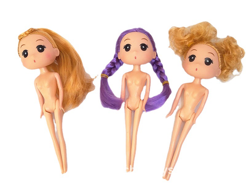 7寸18cm娃娃身体,硬头实心素体,蛋糕烘焙模具裸娃 29g