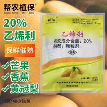 鲜峰20%乙烯利芒果香蕉黄冠梨专用催熟剂催熟生长调节剂包120克