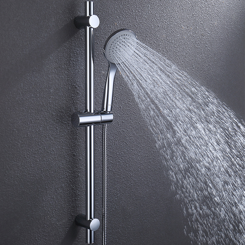 0成交637件四季沐歌micoe家用淋浴黑色简易花洒套装全铜喷枪双控龙头