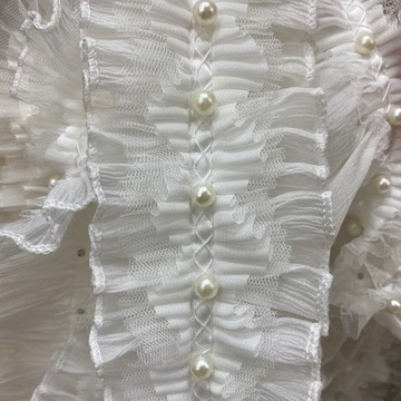 小香风民族复古百褶短裙短韩版时尚潮流服装辅料服饰饰品辅料花边