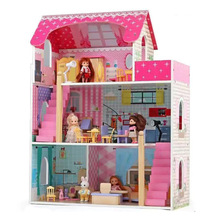 儿童新款过家家娃娃屋套装仿真别墅亲子互动玩具小公主别墅城堡