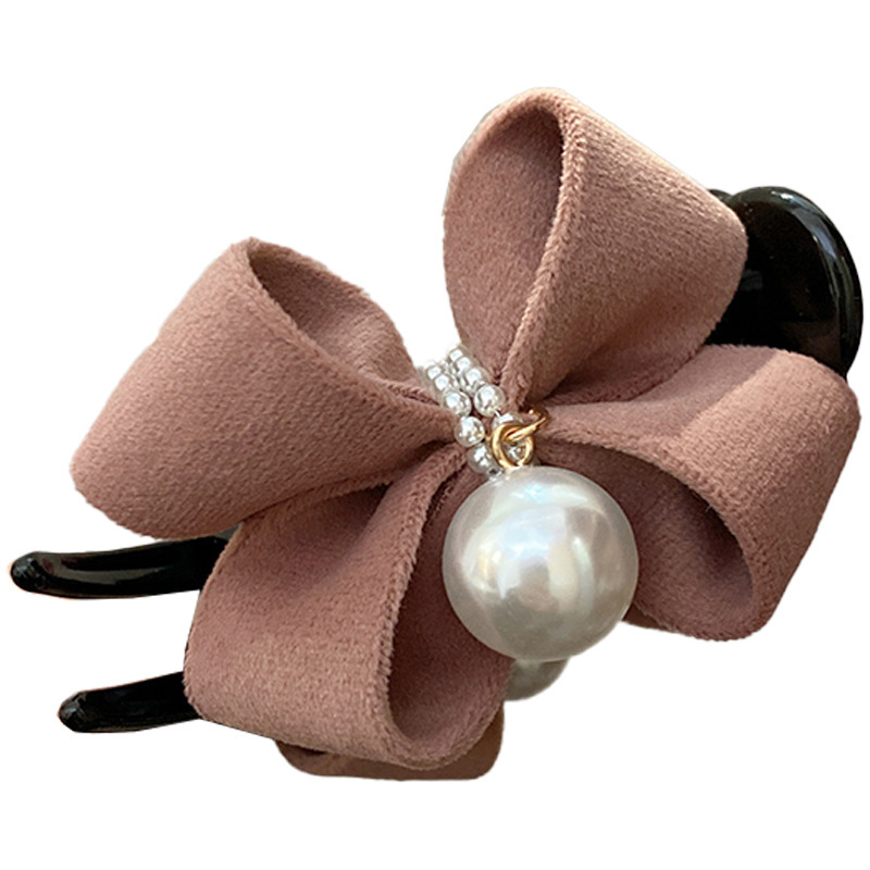 Exquisite Bow Hair Accessories Elegant Bun Grip Large High Sense Barrettes Female Head Clip Hairware