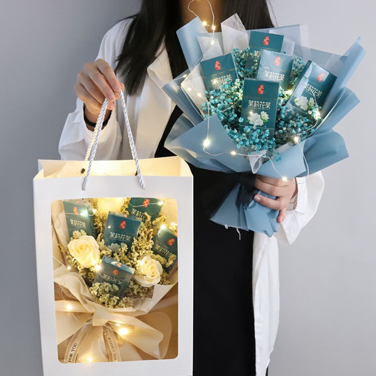 520父亲节情人节生日礼物送男朋友实用惊喜diy香烟花束男士送爸爸