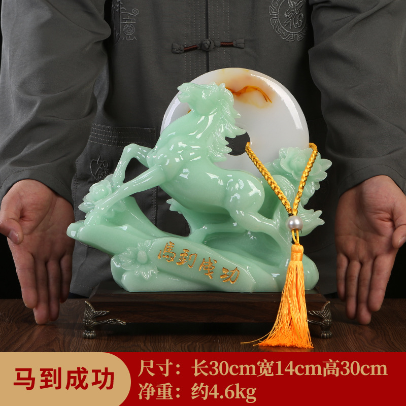 Tiandao Reward for Diligence Cow Ornaments Peace Buckle Office Table Ornament Mascot Relocation and Opening Gift