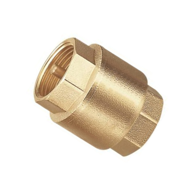 黄铜止回阀 立式铜芯子软密封4分6分止回阀门 一件代发国标h65