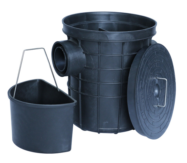 台州厂家塑料隔油池 方形圆形油污分离器 厨房家用pe成品隔油井