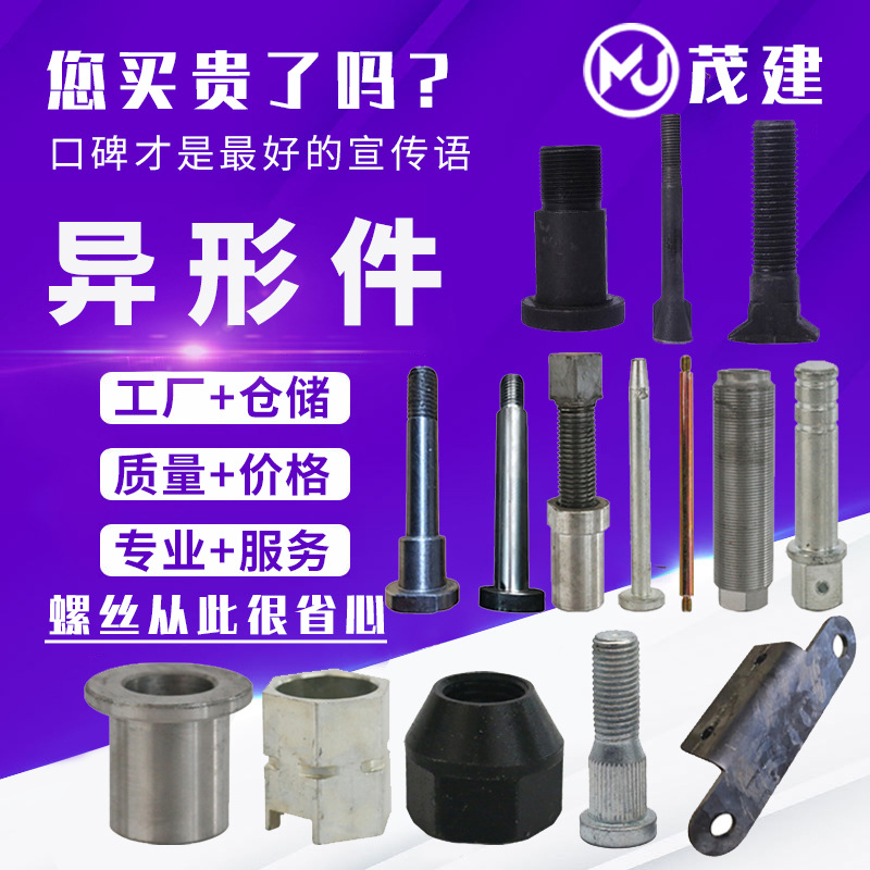 Cnc Non-Standard Special-Shaped Parts Pin Shaft Cold Heading Forging High Strength Special Bolts Turning Stamping Parts Non-Standard Stud