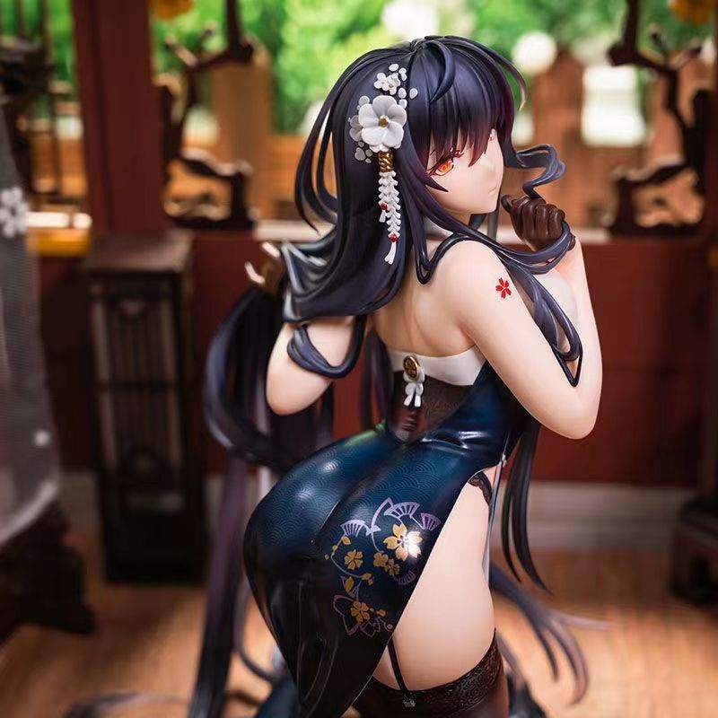 碧蓝航线 舰娘可畏天狼星吾妻 性感手办旗袍动漫美雕像批发-阿里巴巴