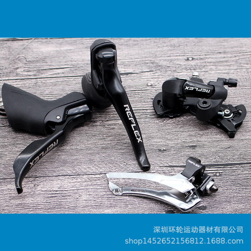 sensah顺泰公路车自行车变速器16速指拨2x8速手变变把兼容shiman0