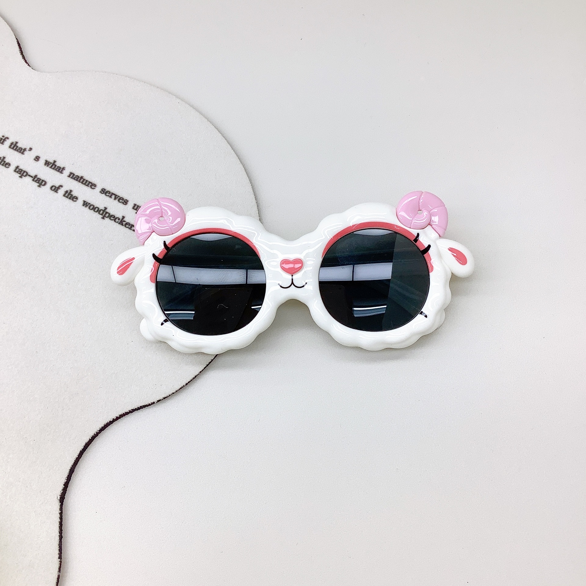 New Fashion Silicone Polarized Kids Sunglasses Sun Protection Uv Protection Girls Alpaca Sunglasses Uv Protection