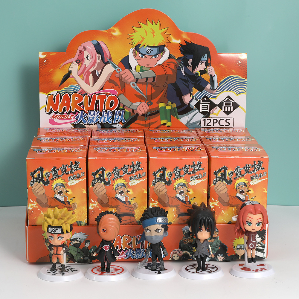 Internet Celebrity Naruto Series Surprise Blind Box Hand-Made Hot Sale One Piece Doll Blind Box Toy in Stock Wholesale