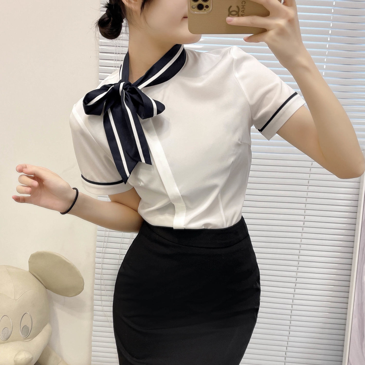 空姐职业装女套装工作服时尚气质高端职业套裙洋气美容师前台制服