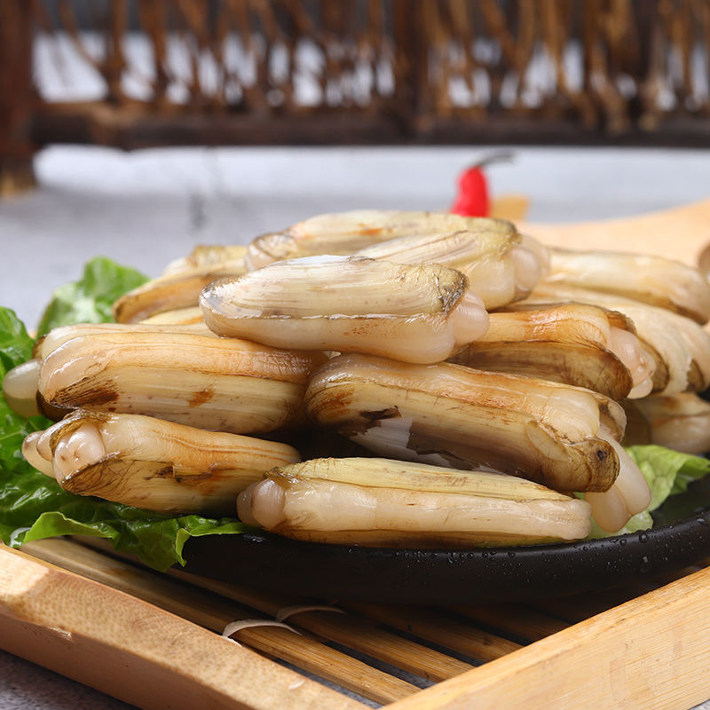 鲜活蛏子蛏王海蛏子新鲜纯野生海鲜天然无污染大蛏子竹节蛏笔杆蛏