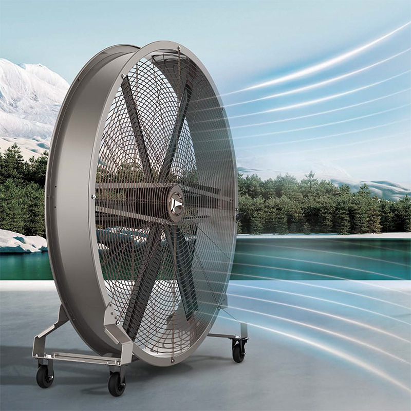 手推式大型工业风扇 永磁移动式工业大风扇 体育馆节能低噪落地扇