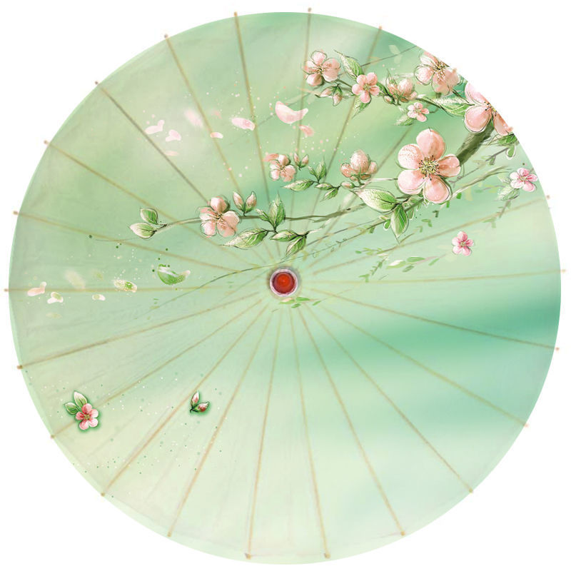 千里江山古风伞女中国风汉服古装拍照道具三古典油纸伞防雨实用