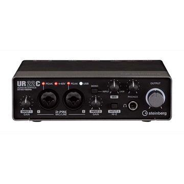 yamaha雅马哈ur22c ur44c外置声卡音频接口混音有声书喜马拉雅录