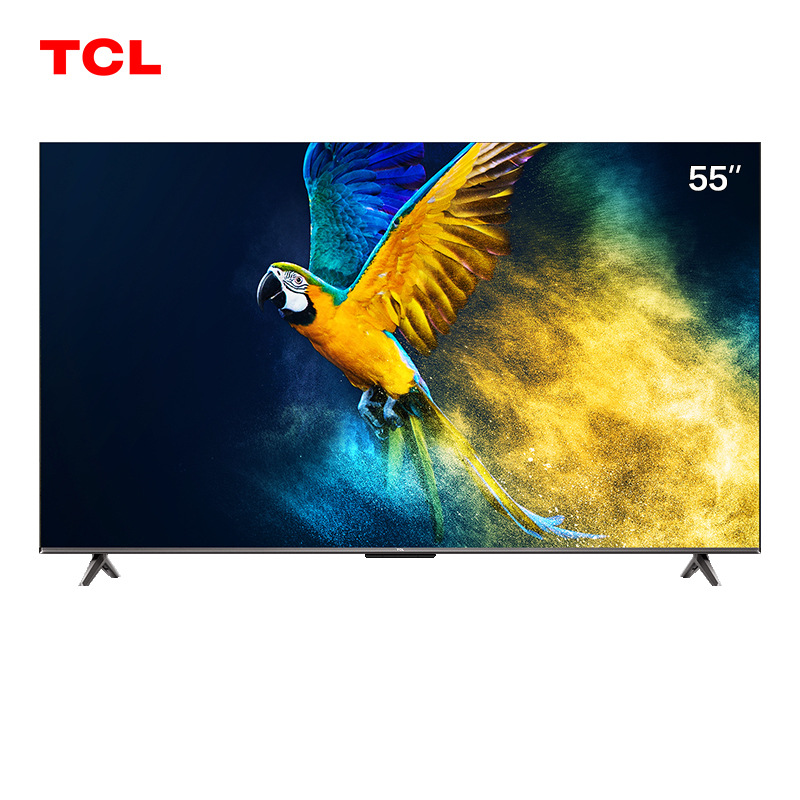 tcl 55v6e 55英寸语音金属全面屏4k超高清网络智能液晶平板电视机