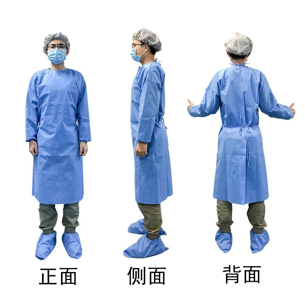 一次性超声波sms隔离衣aamilevel2热合反穿无纺布隔离服防护服