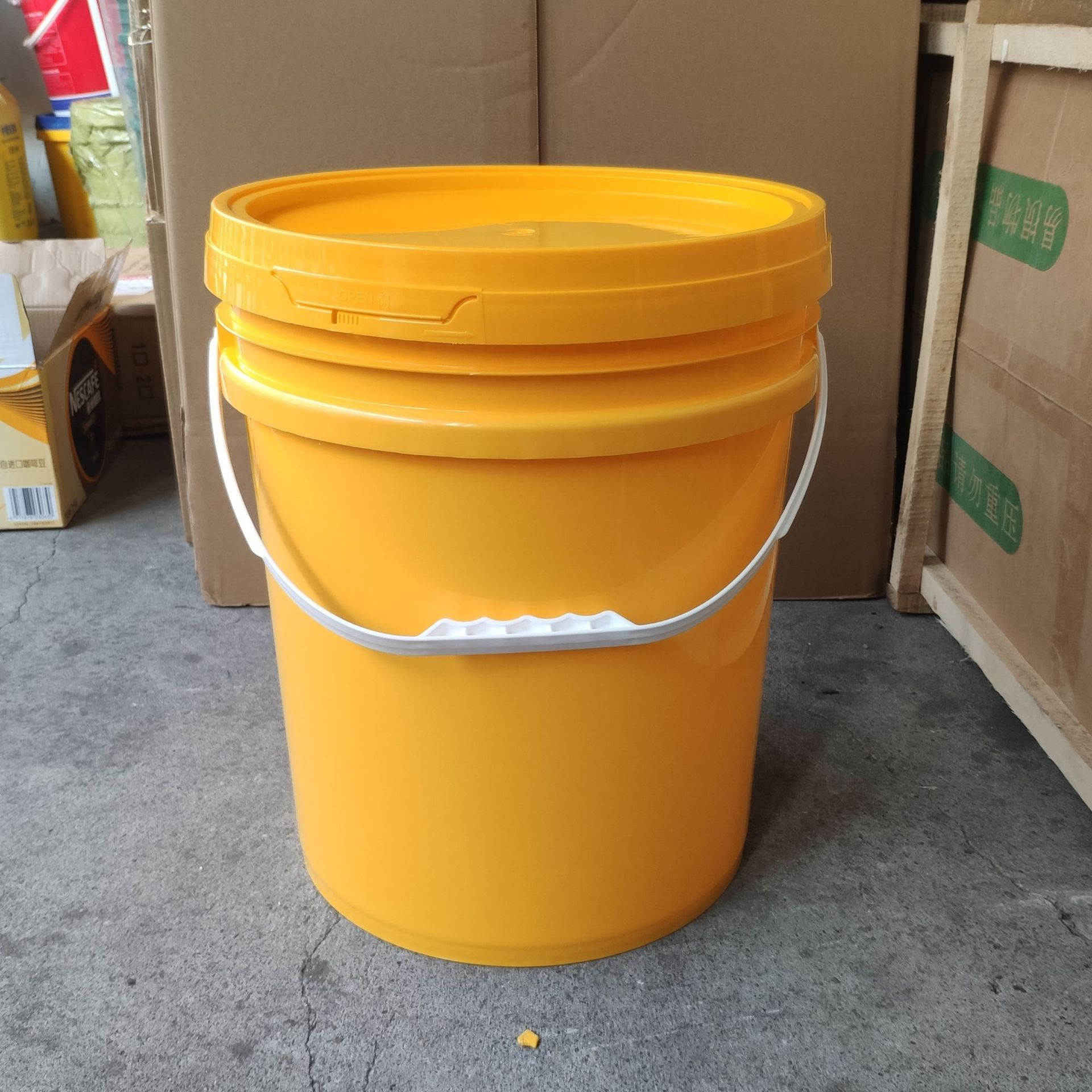 东莞厂家 25l涂料桶 25升油漆桶 25kg机头水润滑油桶可做印刷文字