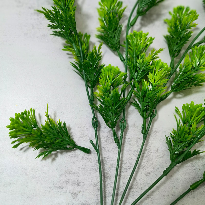 厂家现货批发仿真藤条铁指兰壁挂植物假叶条装饰喷色配墙材植物